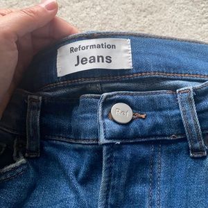 Reformation High & Skinny Jean, size 28